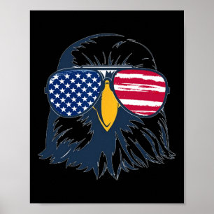 Love Eagle Women Wildlife Eagle Lovers Tee For Kid Poster
