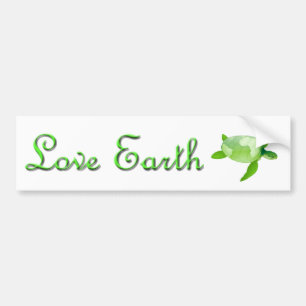 love earth bumper sticker