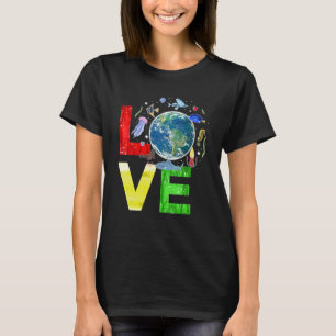 Love Earth Day 2022 Planet Environmental Sea Anima T-Shirt