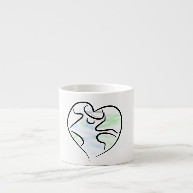 Love Earth Espresso Mug (Front)