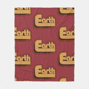 Love Earth Fleece Blanket