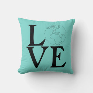 Love Earth! Green Cushion