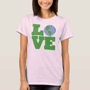 LOVE Earth (green text) T-Shirt