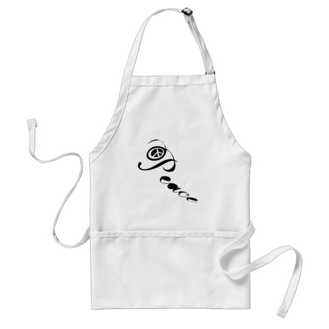 LOVE EARTH NOT WAR STANDARD APRON (Front)