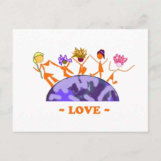 Love - Earth Postcard (Front)