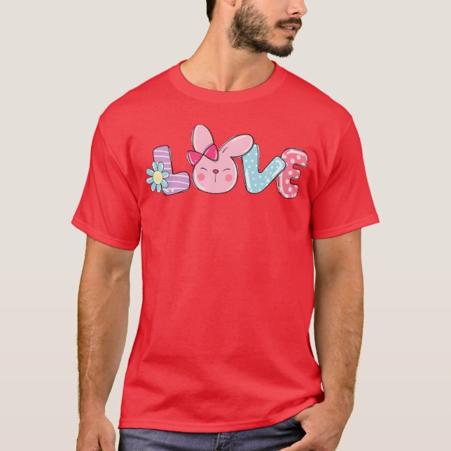 Love Easter retro T-Shirt (Front)