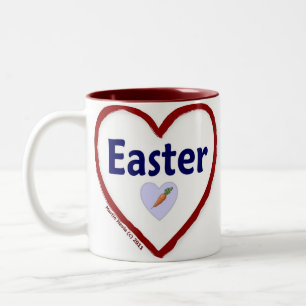 Love Easter Two-Tone Coffee Mug