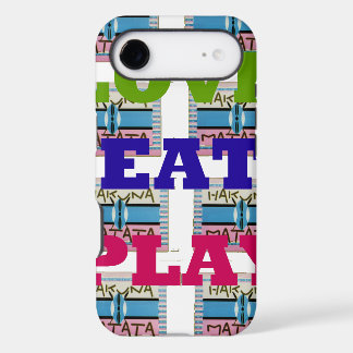 Love Eat Play Hakuna Matata Art Print