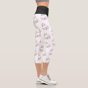 LOVE ECHO - Comic Birds Tweetlercools 1 Capri Leggings
