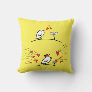 LOVE ECHO - Comic Birds Tweetlercools 1 Cushion