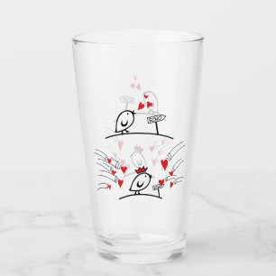 LOVE ECHO - Comic Birds Tweetlercools 1 Glass