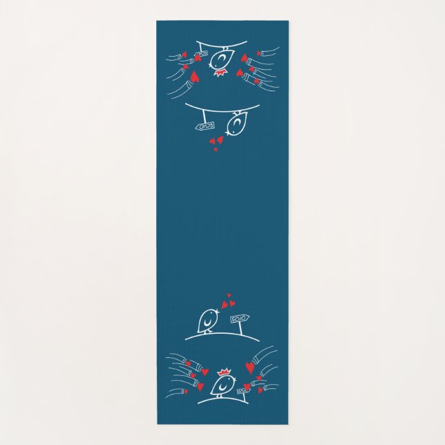 LOVE ECHO - Comic Birds Tweetlercools 2 Yoga Mat (Front)