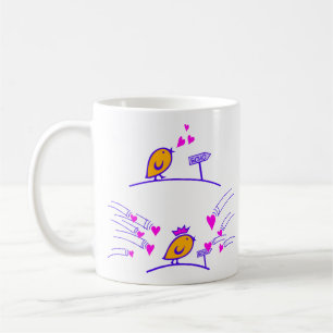 LOVE ECHO - Comic Birds Tweetlercools 3 Coffee Mug