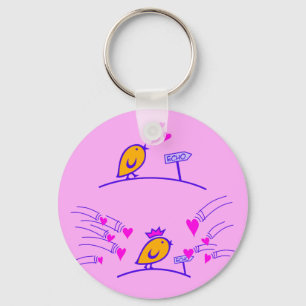 LOVE ECHO - Comic Birds Tweetlercools 3 Key Ring