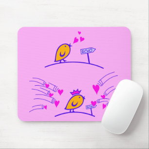 LOVE ECHO - Comic Birds Tweetlercools 3 Mouse Mat