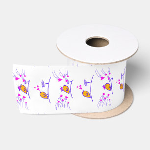 LOVE ECHO - Comic Birds Tweetlercools 3 Satin Ribbon