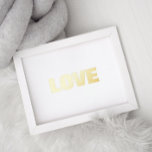 LOVE | EDITABLE TEXT GOLD WALL<br><div class="desc">LOVE | EDITABLE TEXT GOLD WALL Foil Prints</div>