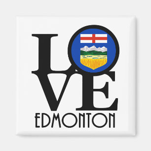 LOVE Edmonton Alberta Canada Magnet