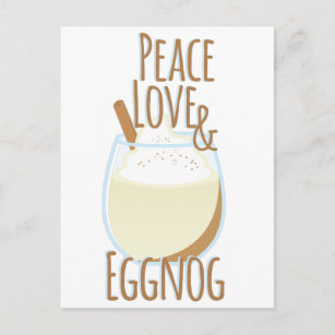 Love & Eggnog Postcard
