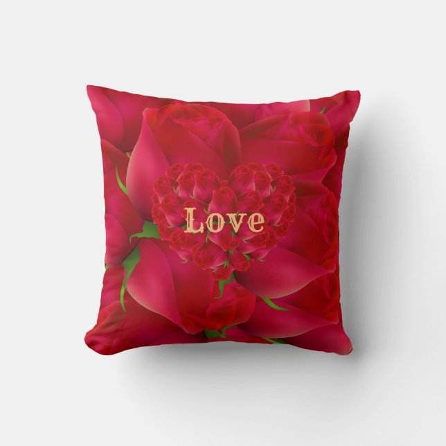 Love Elegant Modern Popular Best Heart Cushion (Front)