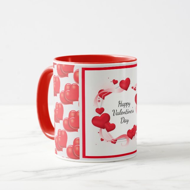 Love Elegant Modern Popular Best Heart Mug (Front Left)