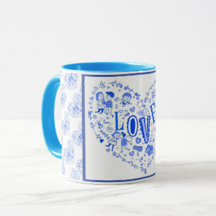 Love Elegant Modern Popular Best Heart Mug