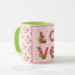 Love Elegant Modern Popular Best Heart Mug
