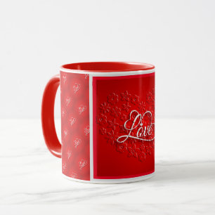 Love Elegant Modern Popular Best Heart Mug