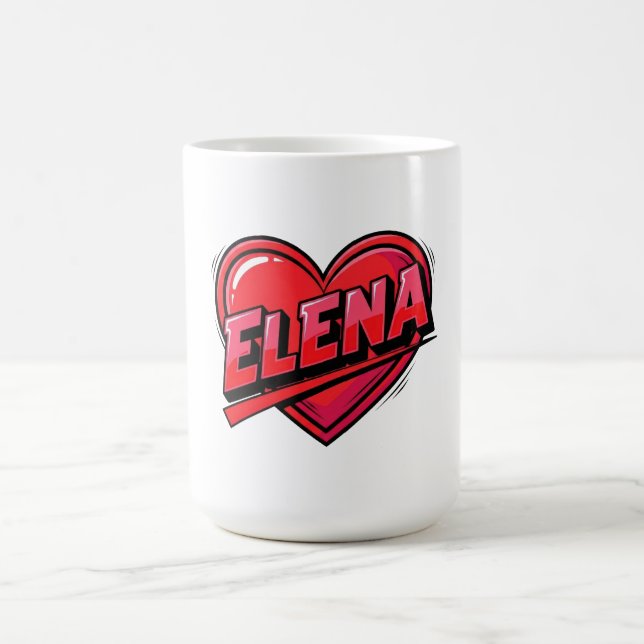 Love Elena Coffee Mug (Center)