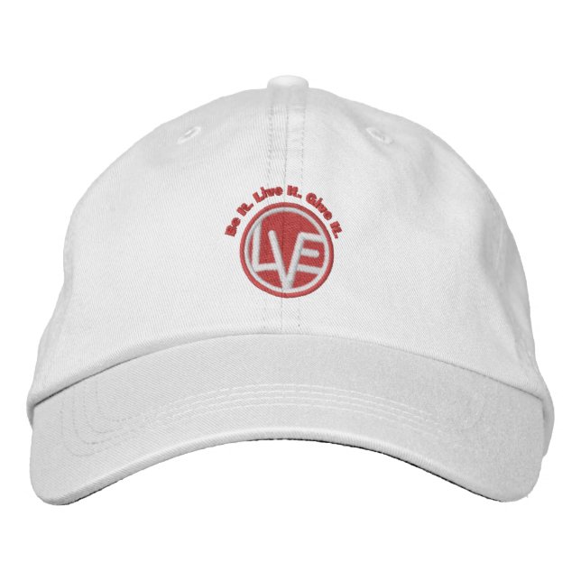 Love Emblem Embroidered Hat (Front)