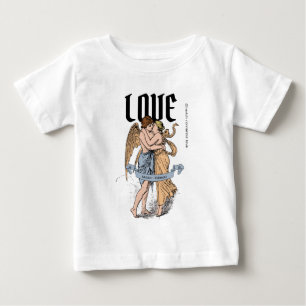 Love Embrace – Romantic Couple Illustration Baby T-Shirt
