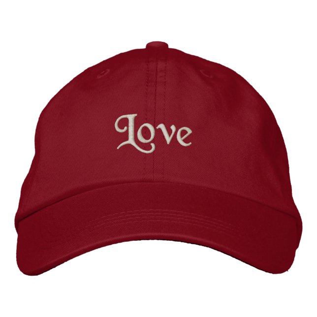 Love Embroidered Hat (Front)