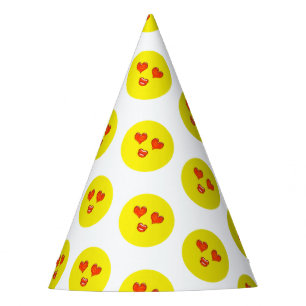 Love Emoji Birthday Party Hat