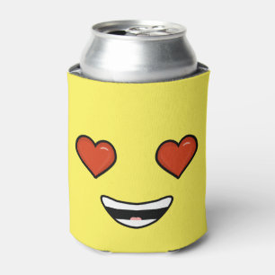 Love Emoji Can Cooler