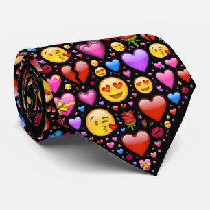 Love Emoji Customised Tie