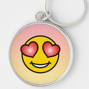 Love Emoji Key Ring