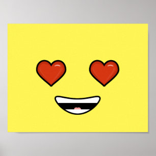 Love Emoji Poster