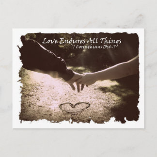 Love Endures Postcard