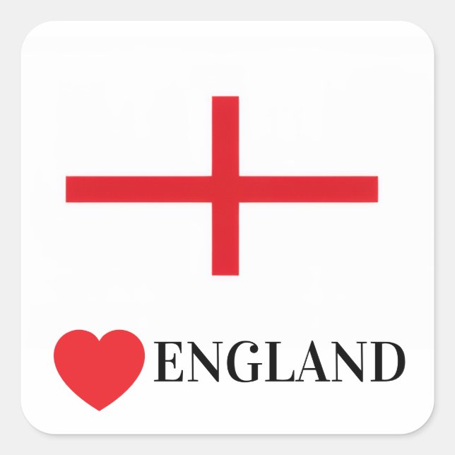 Love England Protest Sticker (Front)