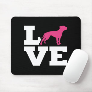 Love English Bulldog Bulldog Lover Gift Mouse Mat
