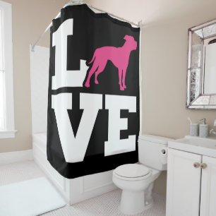 Love English Bulldog Bulldog Lover Gift Shower Curtain