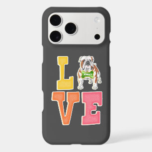 Love English Bulldog Cute Dog Dad Dog Mum