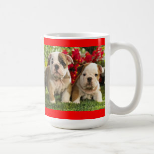 Love English Bulldog Puppy Dog Coffee Cup Mug