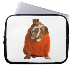 Love English Bulldog Puppy Dog Laptop Sleeve Case