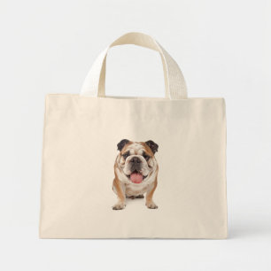 Love English Bulldog Puppy Dog Tote Bag