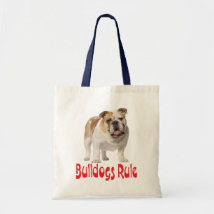 Love English Bulldog Puppy Dog Tote Bag