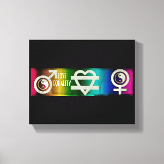 Love Equality Canvas Print