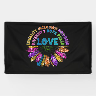 LOVE Equality Inclusion Diversity Hope Peace Banner