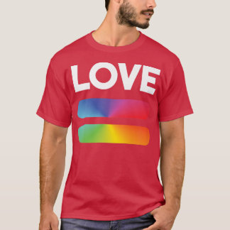 Love Equality Rainbow LGBT Pride Awareness Month T-Shirt