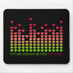 Love Equalizer Valentine's Day Mouse Mat